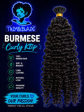 K-Tip Hair Extensions - Burmase Curly