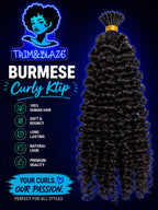 K-Tip Hair Extensions - Burmase Curly