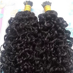 I-Tip Hair Extensions - Burmese Curly