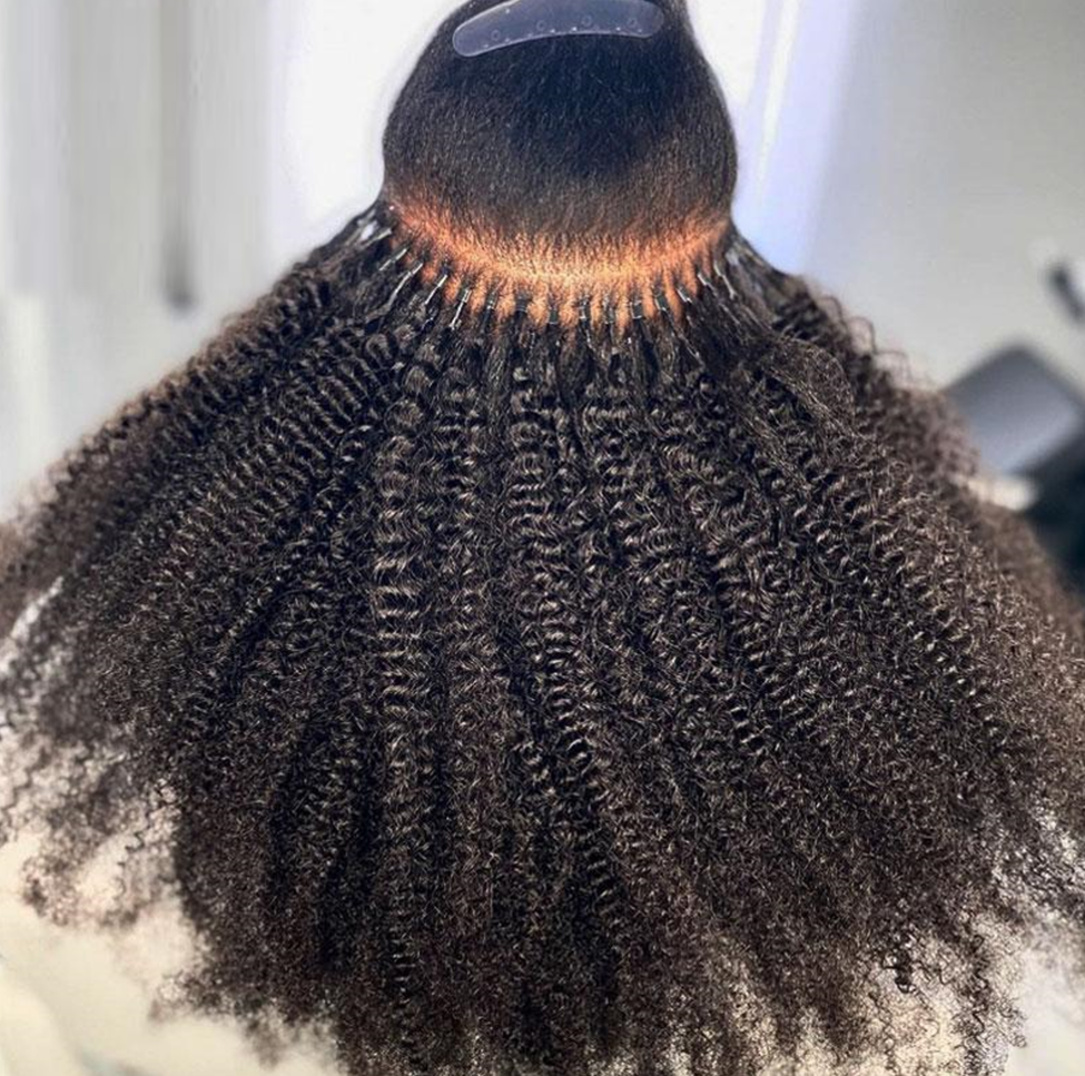 I-Tip Hair Extensions - Kinky Curly