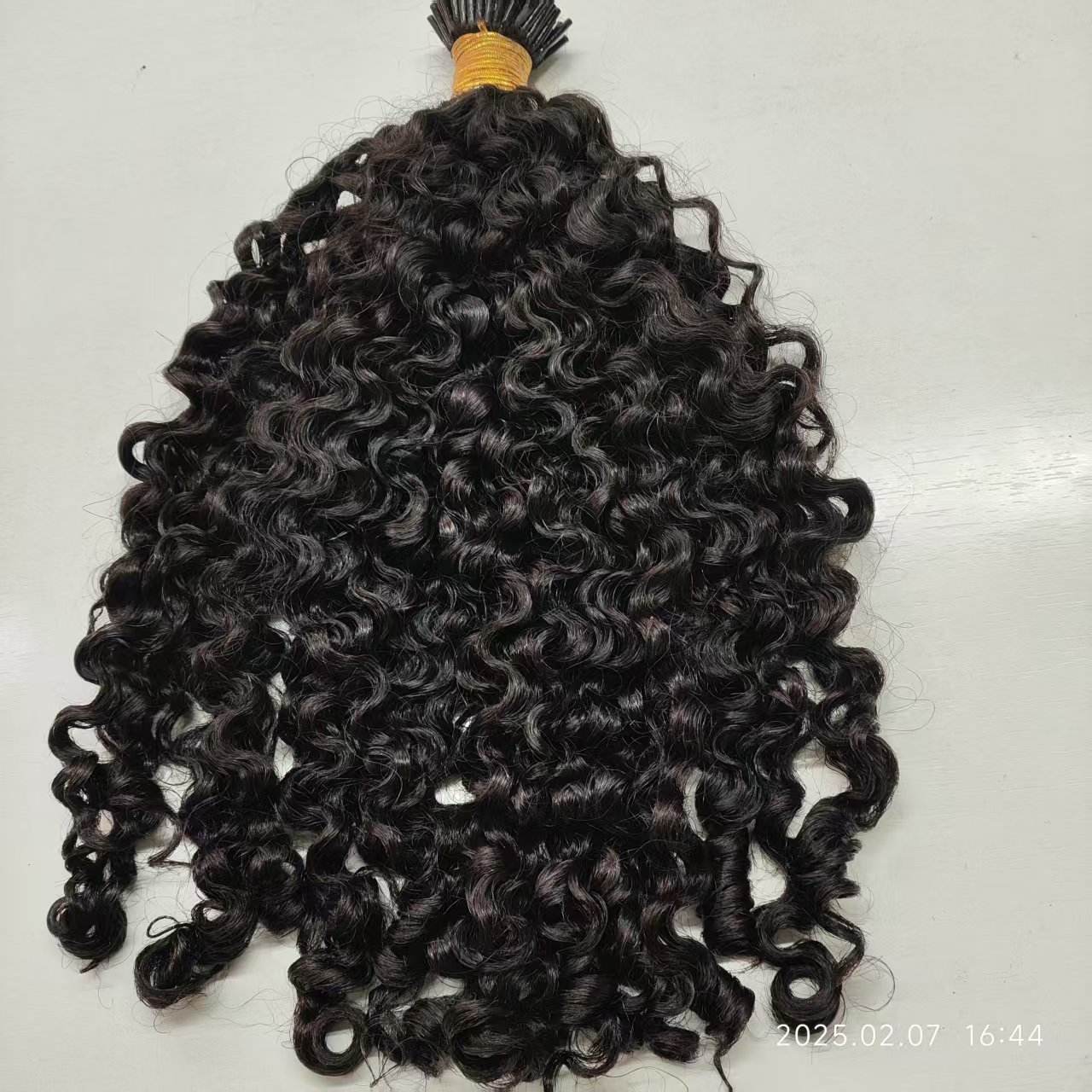 I-Tip Hair Extensions - Burmese Curly